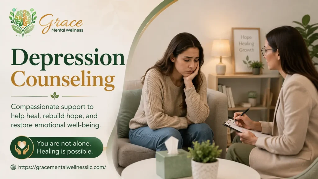 Depression counseling for better mental health support
