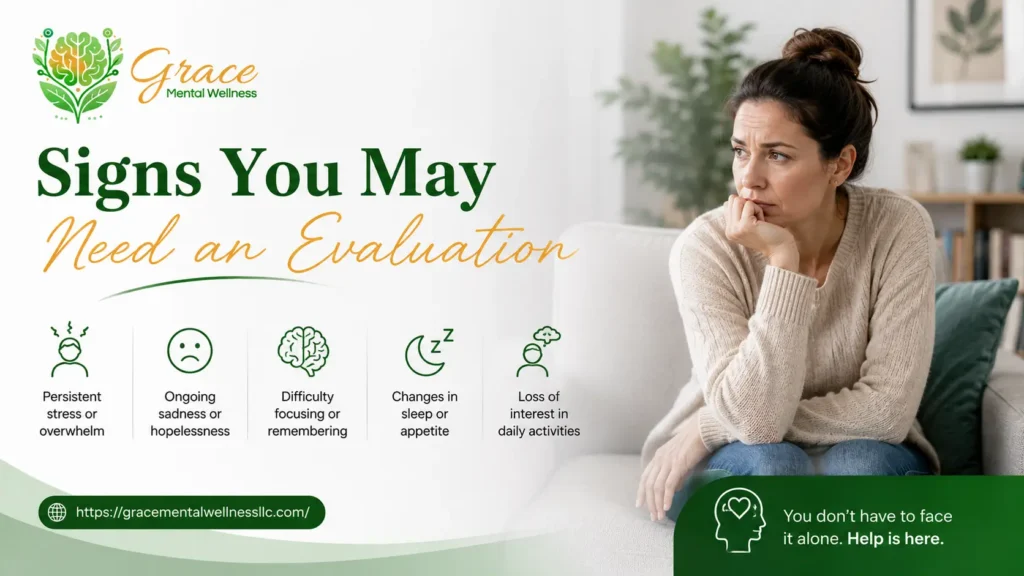 Signs You May Need a Psychiatric Evaluation | Grace Mental Wellness